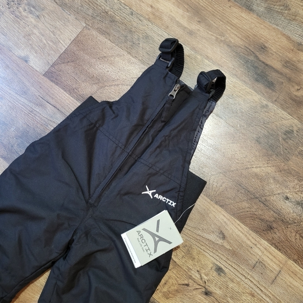 Arctix Kids Black Essential Snow Bib Overalls Size 18M - Picture 3 of 7